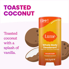 Toasted Coconut | Solid Stick Deodorant